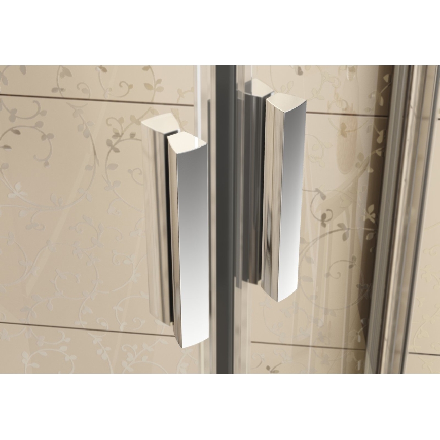 Ravak 3B240C00Z1B - Kabina prysznicowa czteroczęściowa półokrągła BLIX 80x80 cm chrom błyszczący