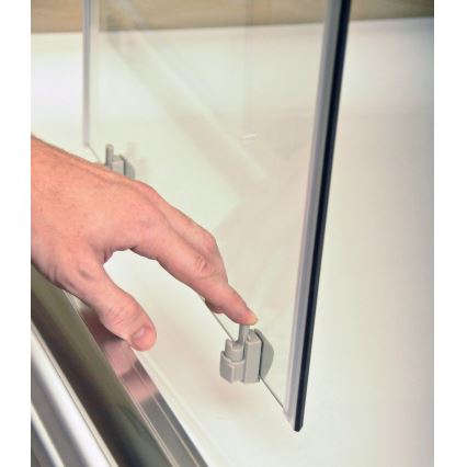 Ravak 3B270U00Z1 - Kabina prysznicowa czteroczęściowa półokrągła BLIX 90x90cm chrom matowy