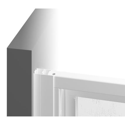 Ravak 940701R211 - Stała ścianka prysznicowa SUPERNOVA 90x198 cm biała