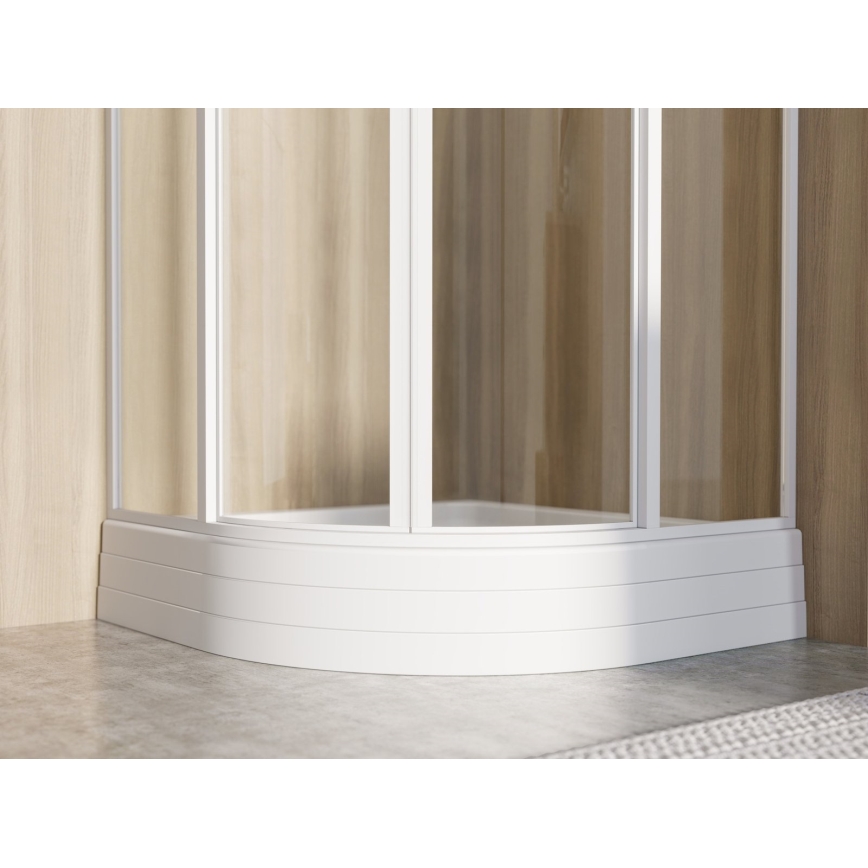 Ravak A207001120 - Brodzik prysznicowy ćwierćokrągły RONDA 90x90 cm biały