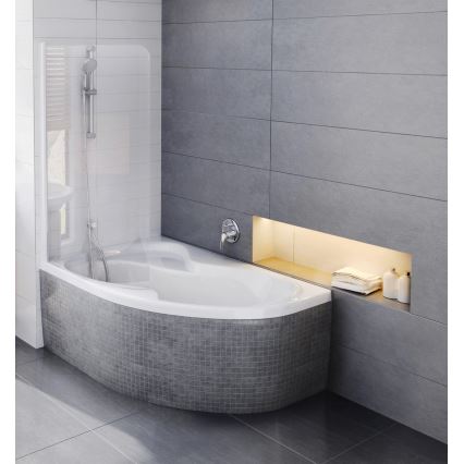 Ravak CM21000000 - Wanna narożna ROSA 160x105 cm akryl/biała