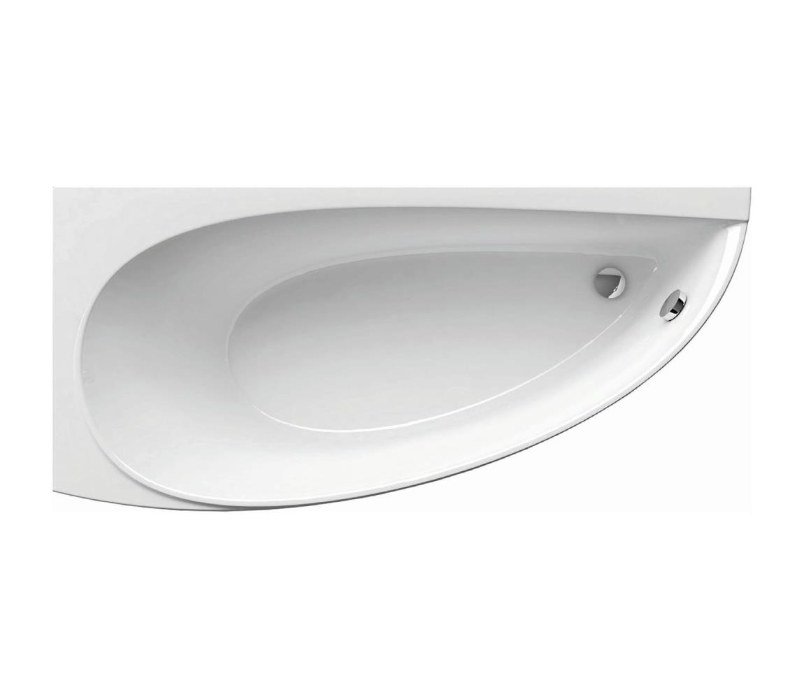 Ravak CQ01000000 - Wanna narożna AVOCADO 160x75 cm akrylowa/biała