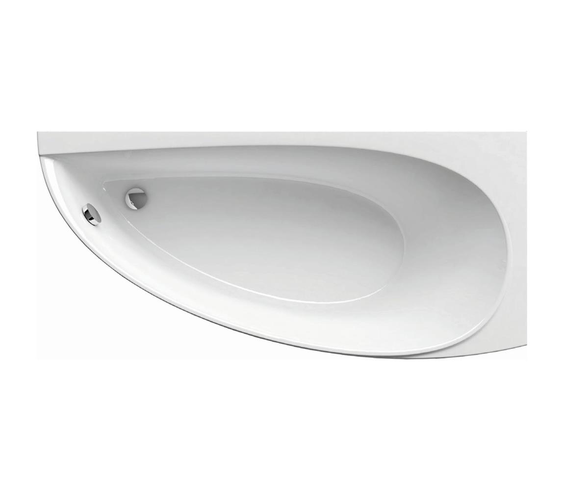Ravak CS01000000 - Wanna narożna AVOCADO 150x75 cm akryl/biały