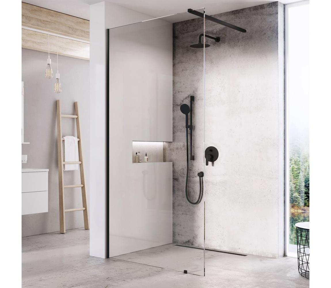 Ravak GW9WA030SZ1 - Kabina prysznicowa WALK-IN 100x200 cm czarna