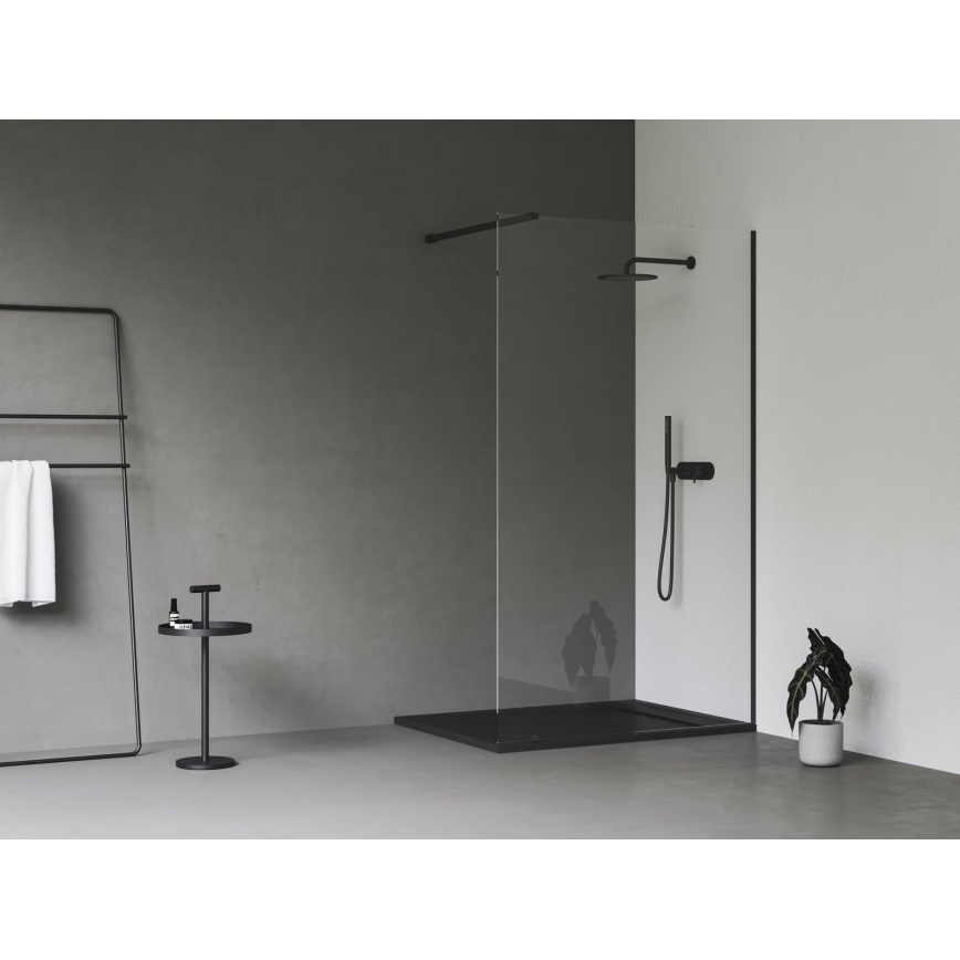 Ravak GW9WA030SZ1 - Kabina prysznicowa WALK-IN 100x200 cm czarna