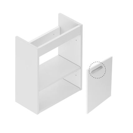 Ravak X000000538 - Szafka pod umywalkę CHROME 40x50 cm biała