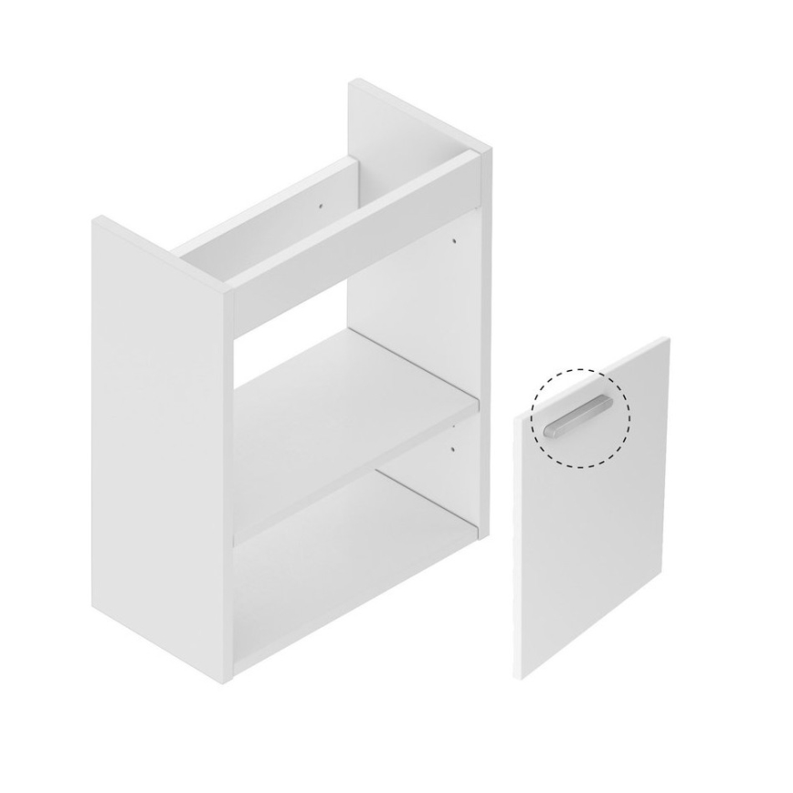 Ravak X000000538 - Szafka pod umywalkę CHROME 40x50 cm biała