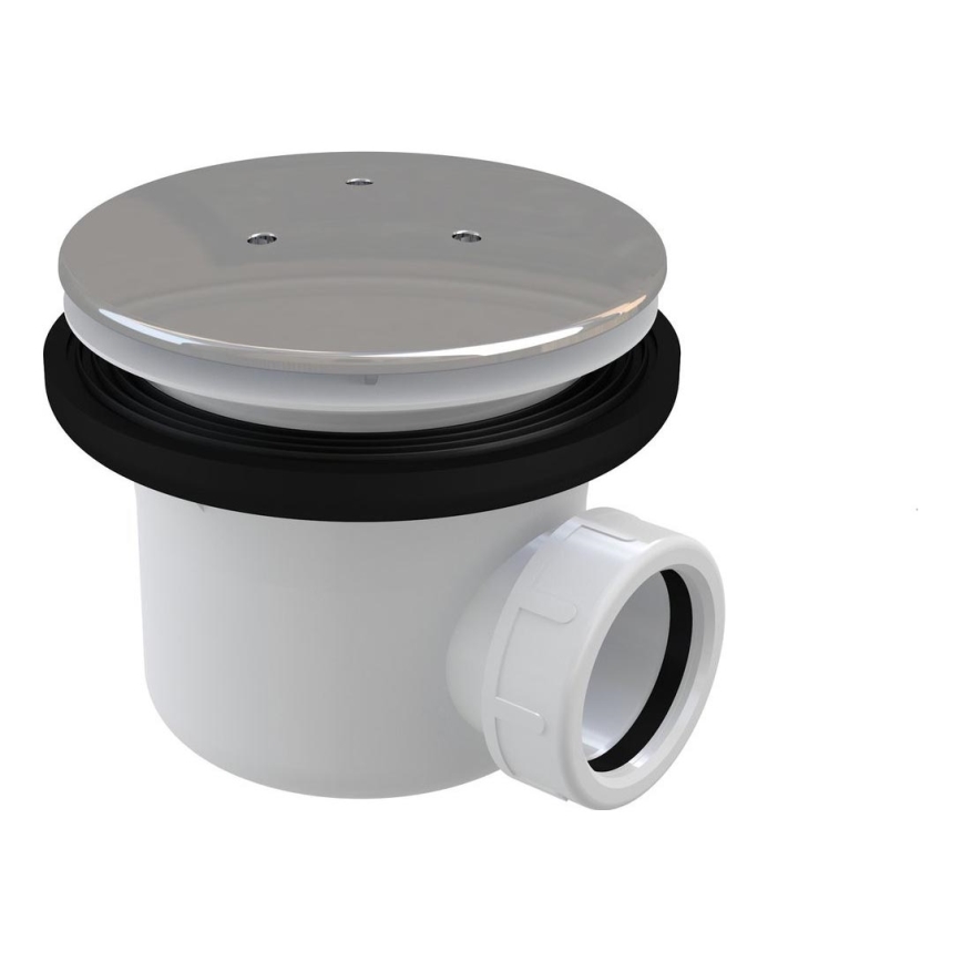 Ravak X01309 - Syfon brodzikowy o średnicy 11,6 cm, chrom błyszczący