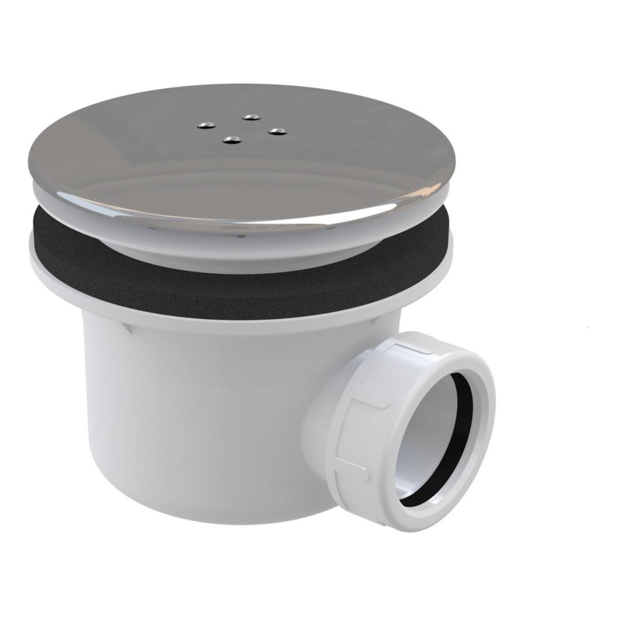 Ravak X01314 - Syfon do brodzika Ø 11,6 cm, chrom błyszczący