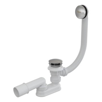 Ravak X01377 - Zestaw odpływowo-przelewowy do wanny, błyszczący chrom