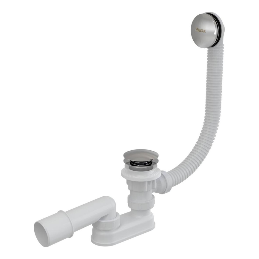 Ravak X01377 - Zestaw odpływowo-przelewowy do wanny, błyszczący chrom