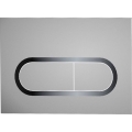 Ravak X01454 - Przycisk spłukujący CHROME 24,7x16,5 cm matowy chrom