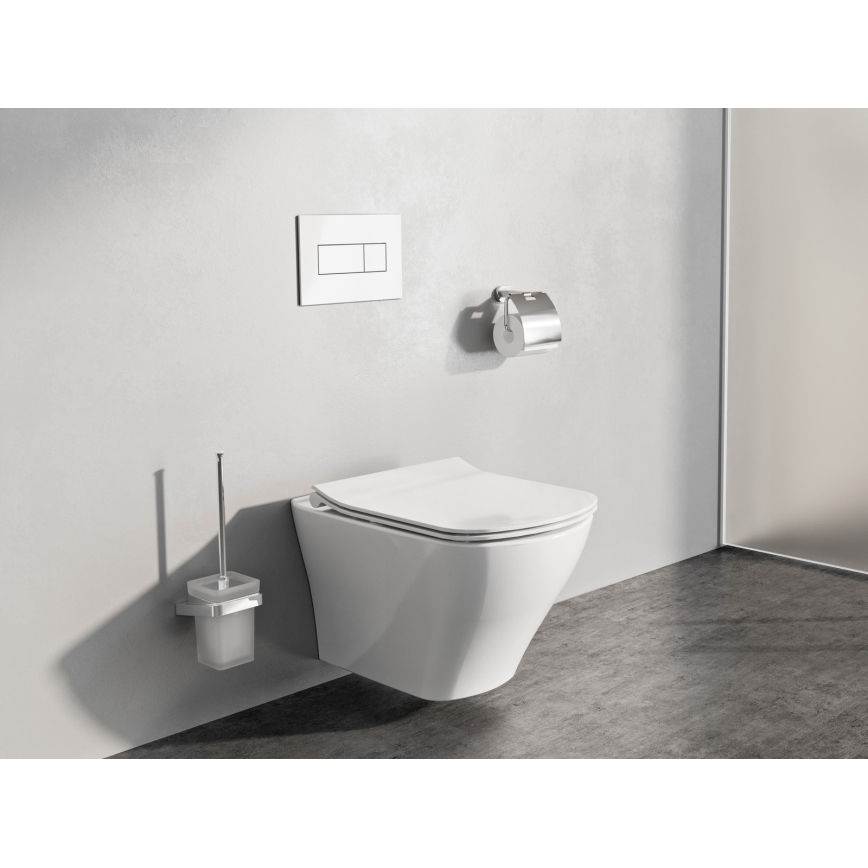 Ravak X01457 - Przycisk spłukujący UNI 24,7x16,5 cm biały