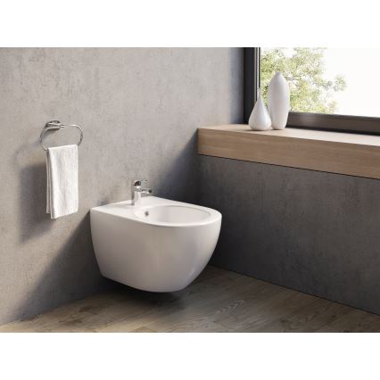 Ravak X01517 - Bidet wiszący UNI CHROME ceramika/biały