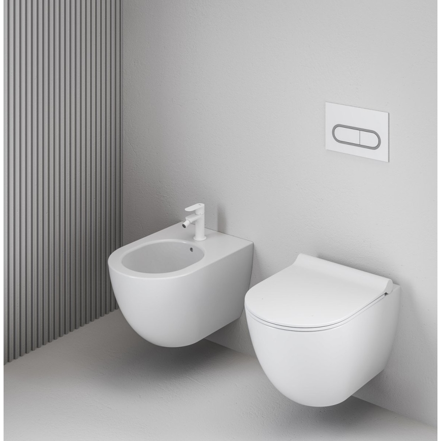 Ravak X01517 - Bidet wiszący UNI CHROME ceramika/biały