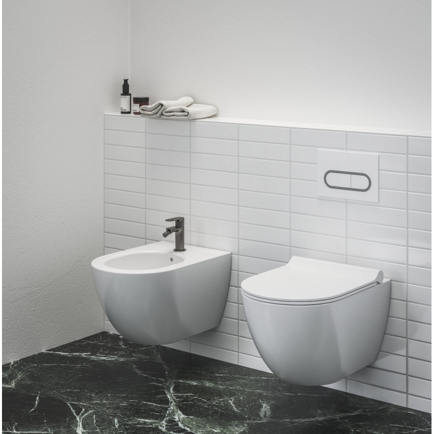 Ravak X01517 - Bidet wiszący UNI CHROME ceramika/biały