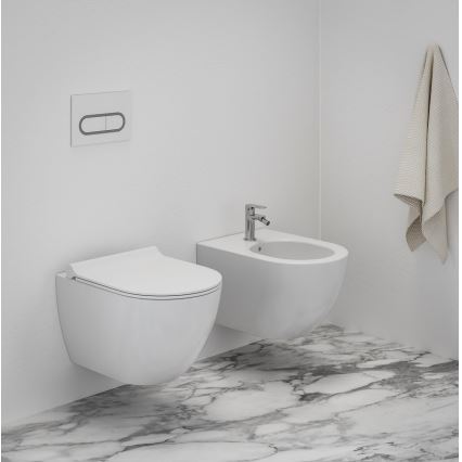 Ravak X01517 - Bidet wiszący UNI CHROME ceramika/biały
