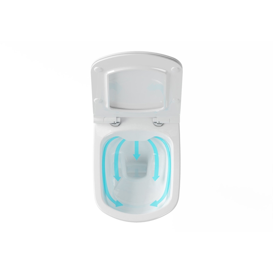 Ravak X01671 - Wisząca miska WC Rimless CLASSIC, ceramika/biała