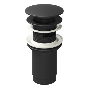 Ravak X01748 - Odpływ CLICK-CLACK do umywalki, śr. 6,6 cm, czarny