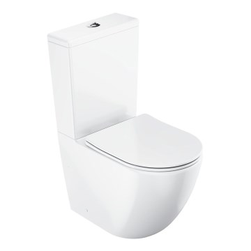 Ravak X01870 - kompakt WC bezkołnierzowy z deską sedesową SoftClose OPTIMA ceramika/biała