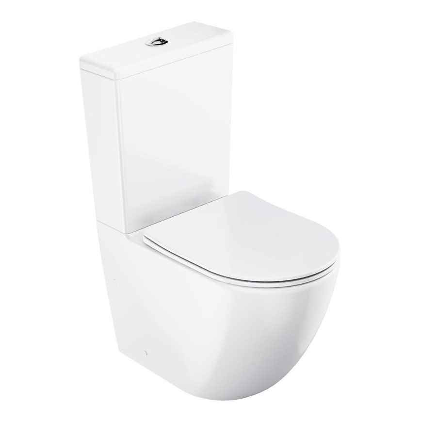 Ravak X01870 - kompakt WC bezkołnierzowy z deską sedesową SoftClose OPTIMA ceramika/biała