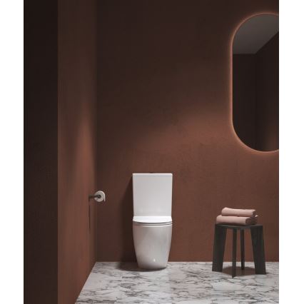 Ravak X01870 - kompakt WC bezkołnierzowy z deską sedesową SoftClose OPTIMA ceramika/biała