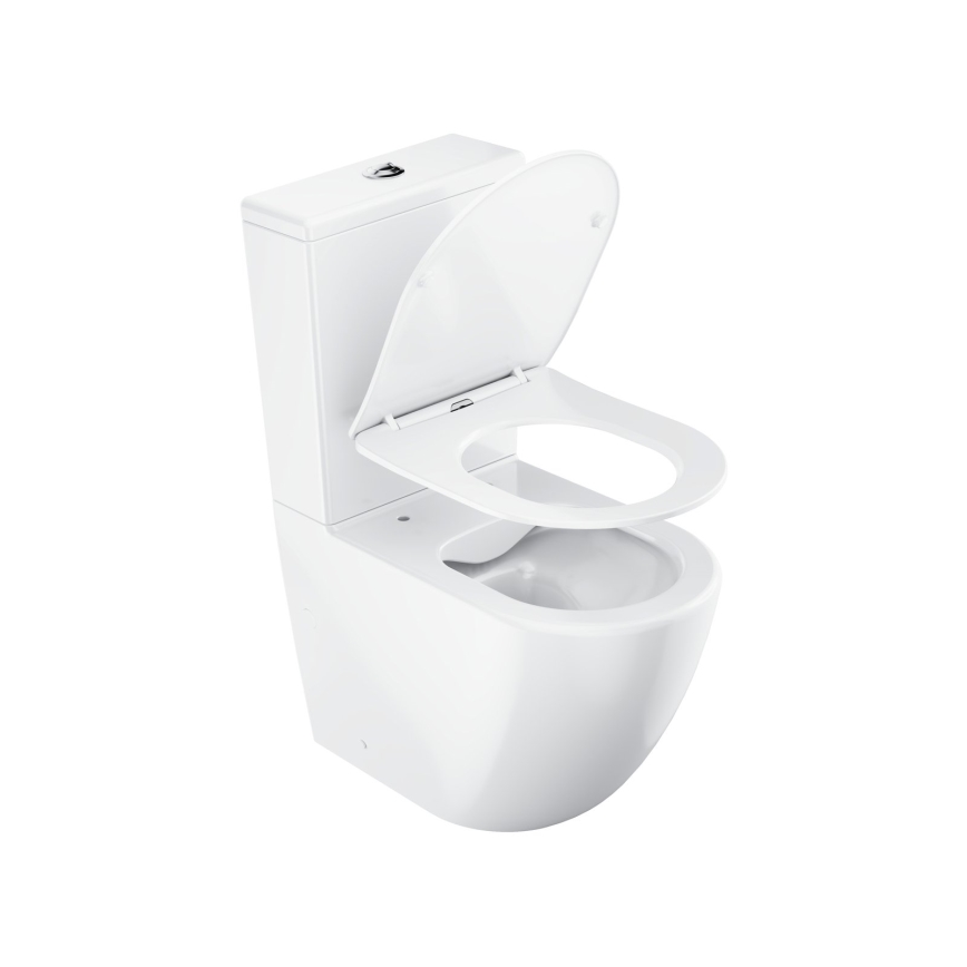 Ravak X01870 - kompakt WC bezkołnierzowy z deską sedesową SoftClose OPTIMA ceramika/biała