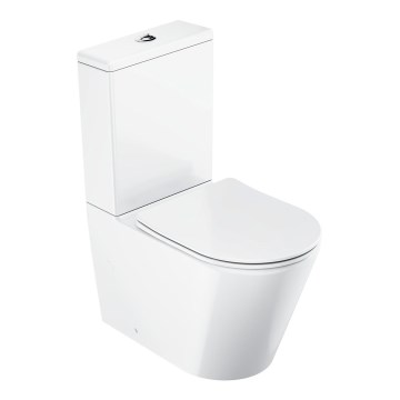 Ravak X01872 - WC kompakt bezrantowy z deską SoftClose ELEGANT ceramika/biała
