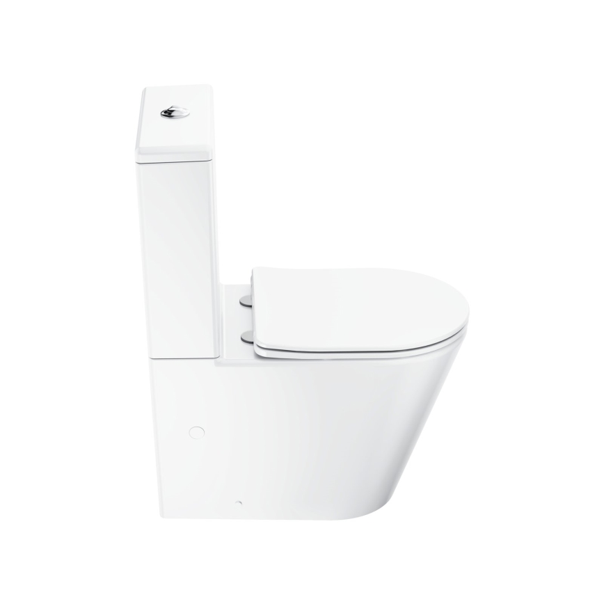 Ravak X01872 - WC kompakt bezrantowy z deską SoftClose ELEGANT ceramika/biała