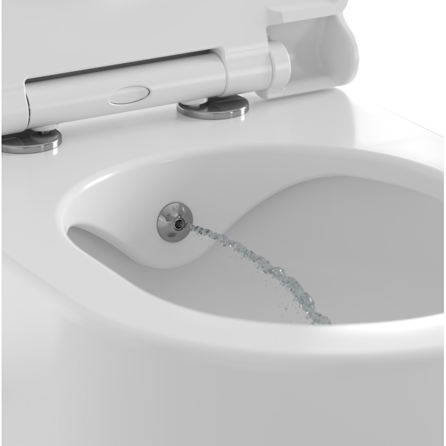 Ravak X01912 - WC wiszące z dyszą bidetową CHROME ceramika/biała