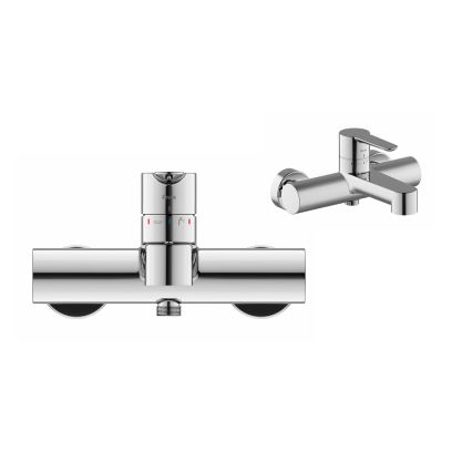 Ravak X070115 - Bateria wannowa PURI, chrom błyszczący