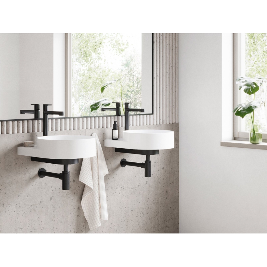 Ravak X070182 - Bateria umywalkowa PURI 32,2 cm czarna