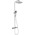 Ravak X070442 - Zestaw prysznicowy z baterią termostatyczną FLAT, chrom błyszczący