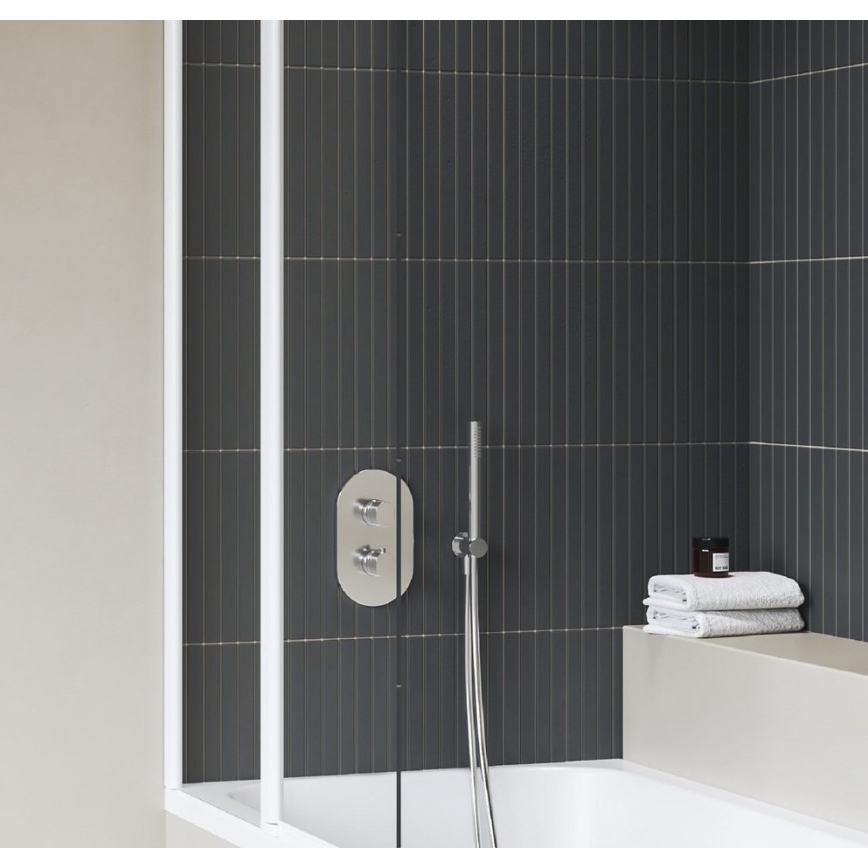 Ravak X070457 - Termostatyczna bateria prysznicowa do montażu podtynkowego CHROME błyszczący chrom