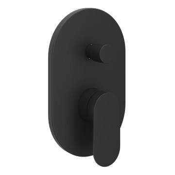 Ravak X070466 - Bateria prysznicowa do montażu podtynkowego CHROME czarna