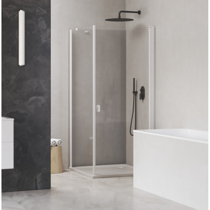 Ravak X070466 - Bateria prysznicowa do montażu podtynkowego CHROME czarna