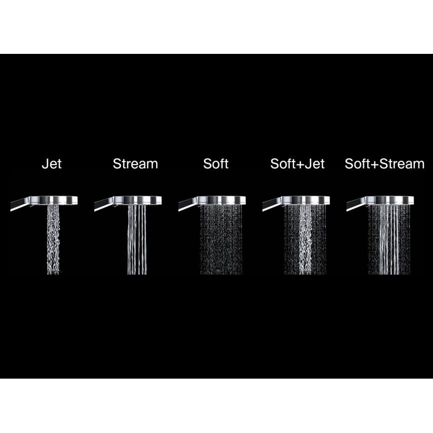Ravak X07P008 - Ręczna słuchawka prysznicowa, chrom błyszczący
