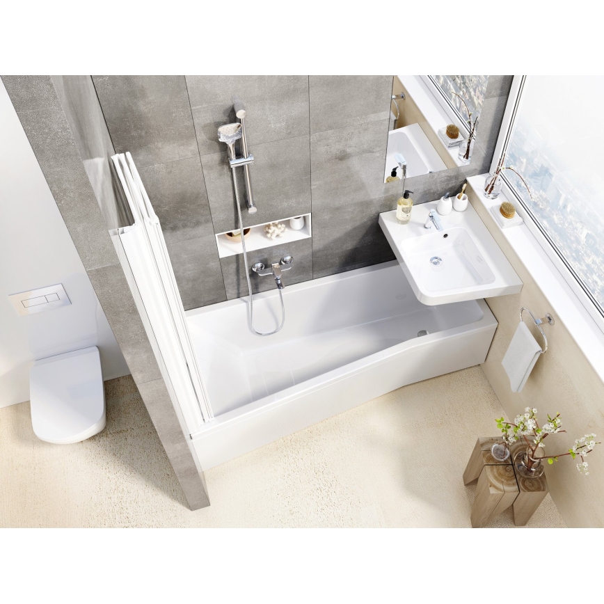 Ravak X07P348 - słuchawka prysznicowa z przyciskiem, chrom błyszczący