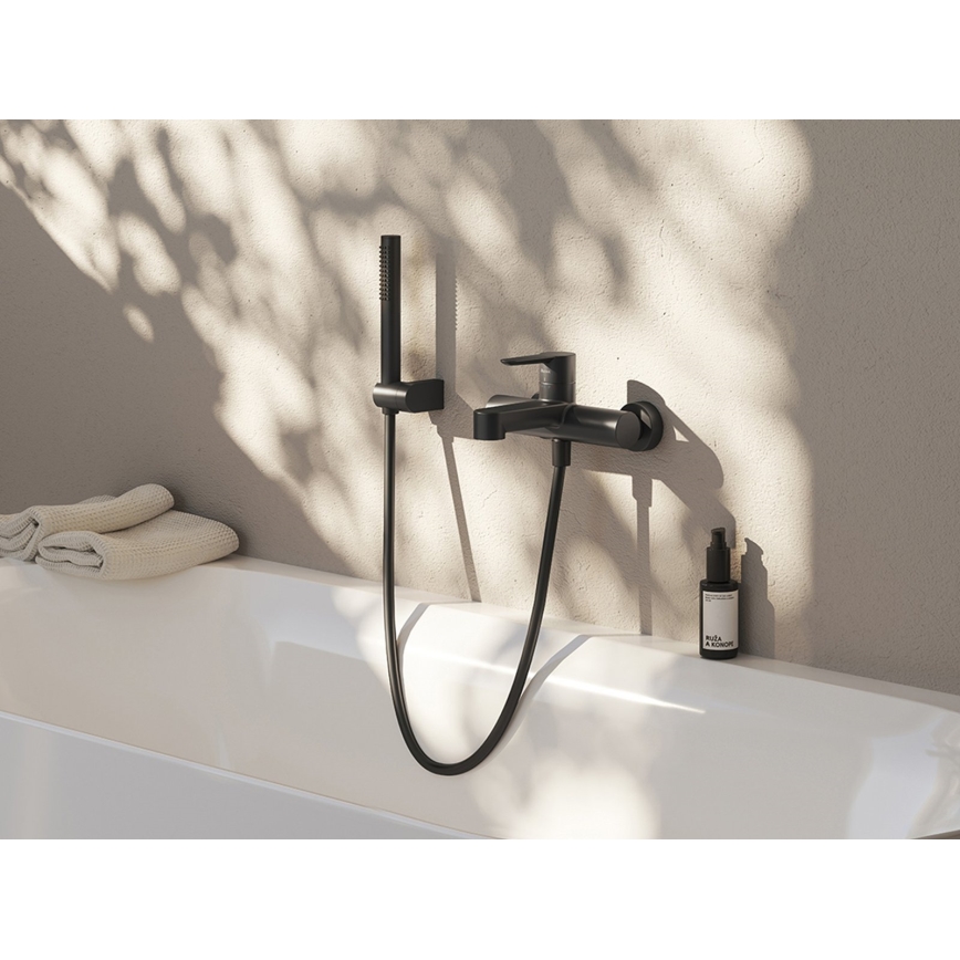 Ravak X07P568 - plastikowy wąż prysznicowy 150 cm, czarny