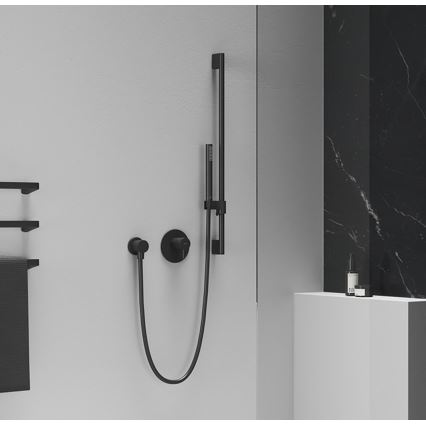 Ravak X07P670 - Ręczna słuchawka prysznicowa, czarny mat