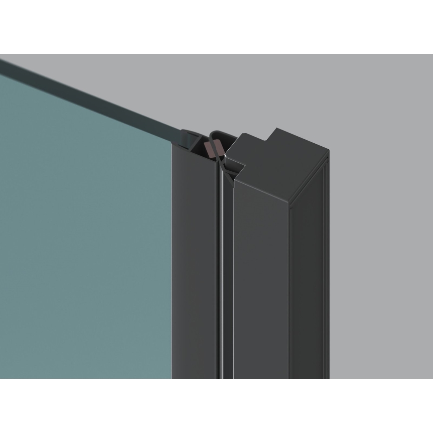 Ravak X0VV40300Z1 - Drzwi prysznicowe COOL 80x195 cm czarne