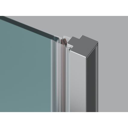 Ravak X0VV40A00Z1 - Drzwi prysznicowe COOL 80x195 cm błyszczący chrom