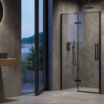 Ravak X0VVGC300Z1 - Drzwi prysznicowe COOL 120x195 cm czarne