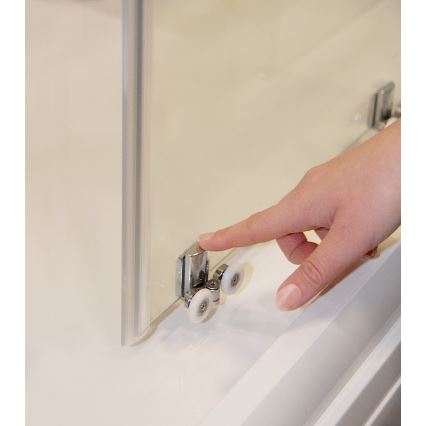 Ravak X1LM70C00Z1 - Narożna kabina prysznicowa czteroczęściowa BLIX SLIM 90x90 cm błyszczący chrom