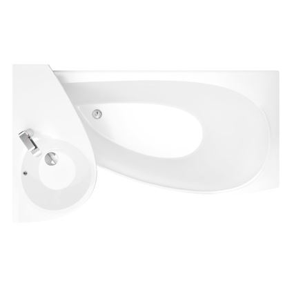 Ravak XJ1P1100000 - Umywalka wisząca AVOCADO 85x45 cm odlewany marmur/biała