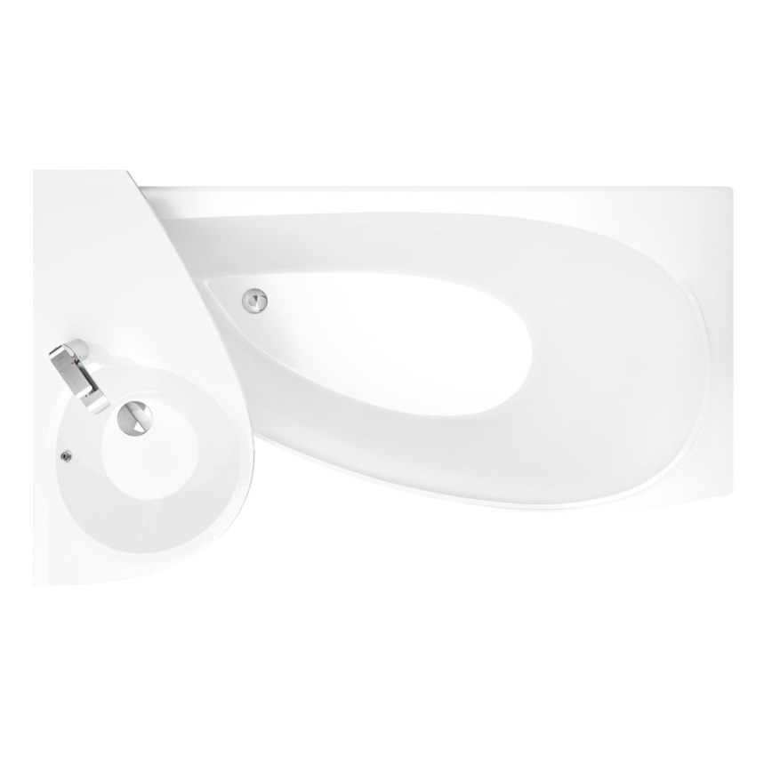 Ravak XJ1P1100000 - Umywalka wisząca AVOCADO 85x45 cm odlewany marmur/biała