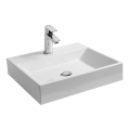 Ravak XJO01250000 - Umywalka wisząca NATURAL 50x45 cm odlewany marmur/biały