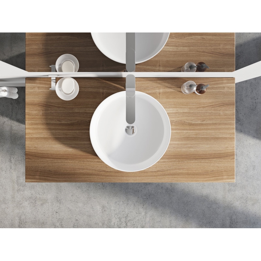 Ravak XJX01140002 - Umywalka nablatowa UNI SLIM Ø 40 cm ceramika/biały