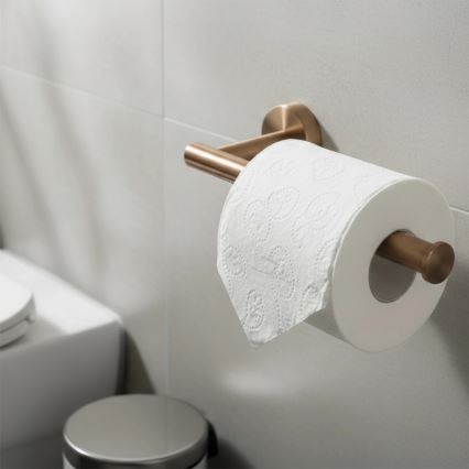 REA-05002 - Zestaw akcesoriów łazienkowych ARI ze szczotkowanej miedzi