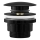 REA-A4100 - Odpływ umywalkowy CLICK-CLACK śr. 6,4 cm czarny połysk
